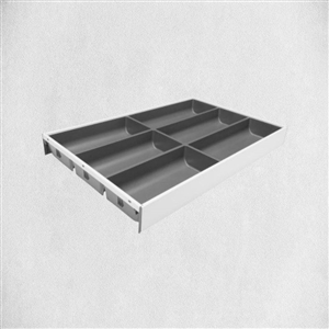 Khay chia đa năng Hafele 556.70.140 (SEPARADO, hiệu ứng inox)